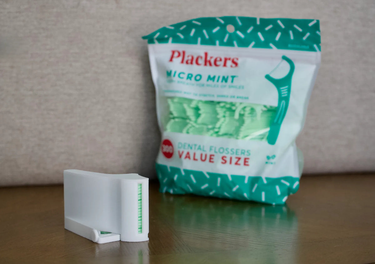Flosser Dispenser for Plackers by Cayden3D