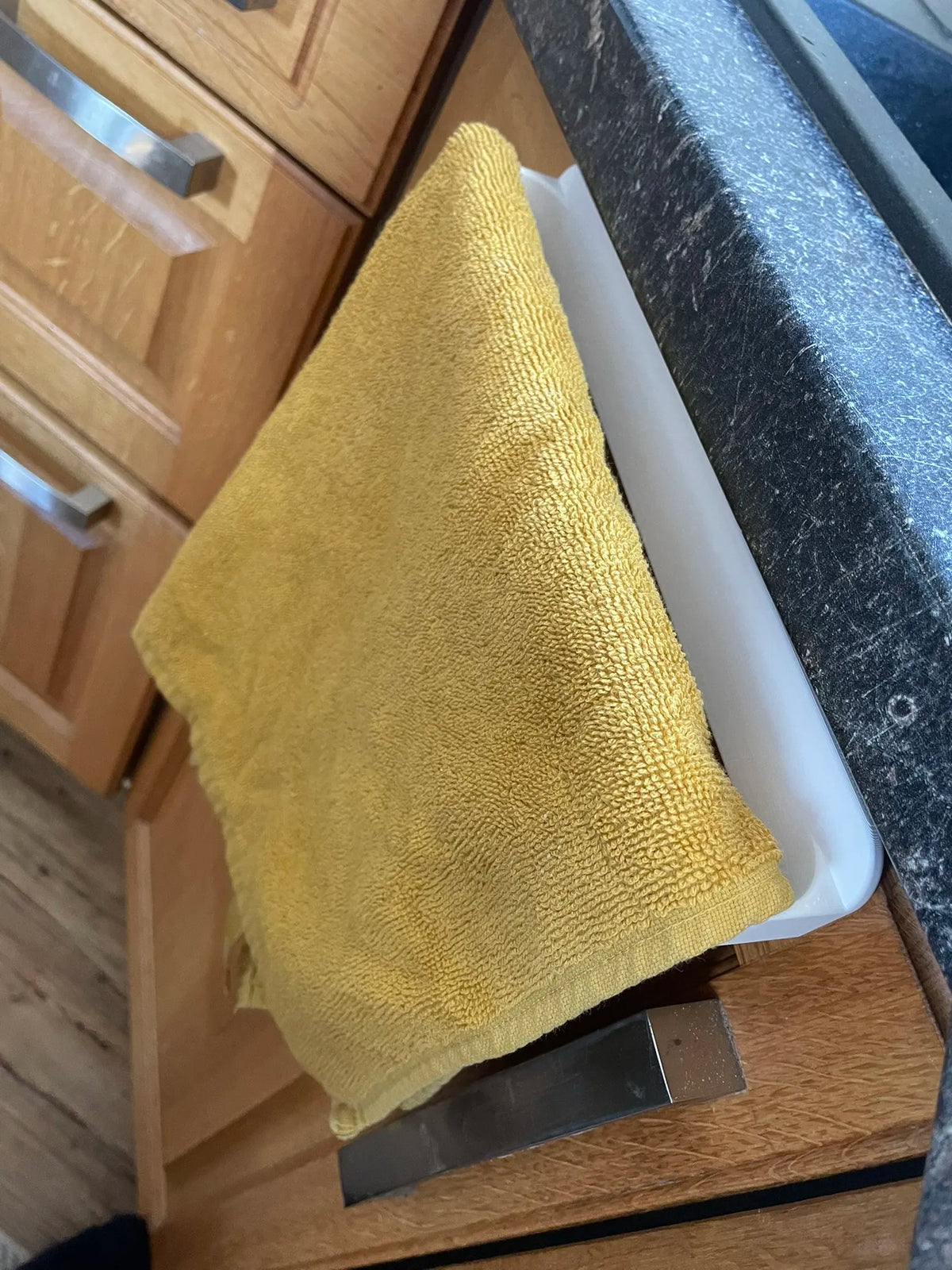 Cabinet Door Towel Holder by Martin S.